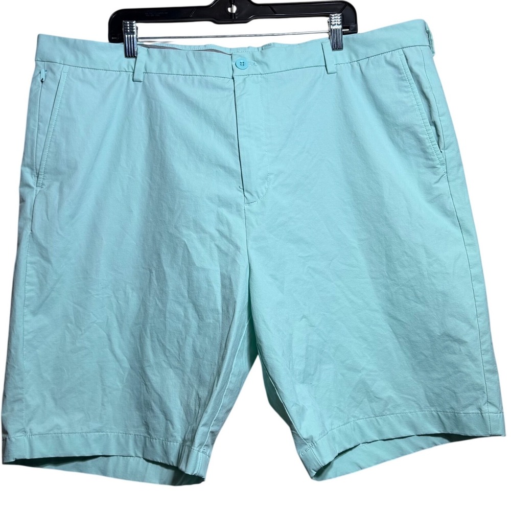 Vineyard Vines On-The-Go Shorts Mens 42 Seafoam Green OTG Stretch Tech Golf